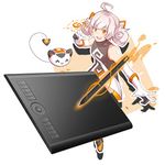 GAOMON M10K 10 x 6.25 inches Graphic Drawing Tablet 8192 Levels of Pressure Digital Pen Tablet with Battery-Free Stylus