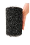 ViaAqua 2 Pack X-Large Overflow Filter Box Intake Round Pre-Filter Foam Sponge 5.91" x 4.13" for Aquariums and Ponds (Coarse 25PPI)