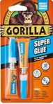 Gorilla Super Glue, Two 3 Gram Tubes, Clear, (Pack of 1)