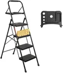 BONTEC 4-Step Ladder, Folding Step 