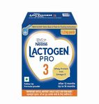 Lactogen Pro 3, Follow-Up Formula with Iron, Whey Protein and Omega 3, After 12 Months Up to 18 Months, Bag-in-Box Pack, 1.2 kg (3 Units*400g)
