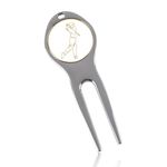 witeup Divot Repair Tool,Removable Marker Course Divot Tool,Metal Golf Divot Repair Tool,Golf Divot Repair Tool Can Mark the Position of the Ball and Repair the Turf on The Green