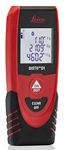 Leica DISTO D1 120ft Laser Distance Measure with Bluetooth 4.0, Black/Red