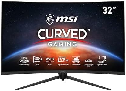 MSI G321CQP 32" Curved Gaming Monitor 170Hz