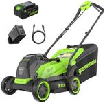 Greenworks 24V Cordless Lawnmower w
