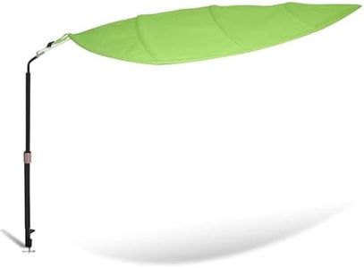 P Polerden Green Leaf Office Cubicle Light Shield and Desk Shade (Cubicle Shade) – Adjustable, UV-Resistant – Blocks Overhead Light, Glare and AC Airflow, Ideal for Light Sensitive Workers