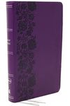 NKJV, End-of-Verse Reference Bible, Personal Size Large Print, Leathersoft, Purple, Red Letter, Comfort Print: Holy Bible, New King James Version