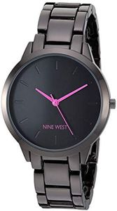 Nine West Women's Gunmetal Bracelet Watch, NW/2435PRGY