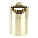 BORDSTRACT Mini Trash Can, Stainless Steel Desktop Trash Can with Swing Lid,Compact Countertop Waste Basket, Metal Countertop Bin for Parlor, Office, Bathroom, Bedroom