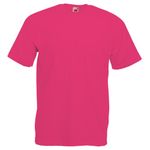 Fruit of the Loom Mens Valueweight Short Sleeve T-Shirt (XL) (Fuchsia)