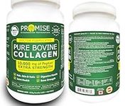 Promise Pure Bovine Grass-Fed Collagen Peptides Powder with Hydrolyzed Collagen – Unflavored, Non-GMO, Gluten-Free, Supports Healthy Skin, Hair, Bones & Joints – 525 grams