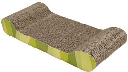 Catit Style Scratcher with Catnip - Jungle-Stripe Lounge