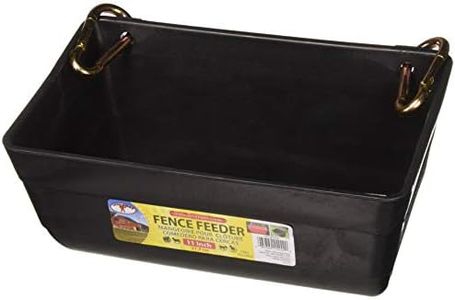 Little Giant (2 Pack) Fence Feeders with Clips, 11-Inch, Black