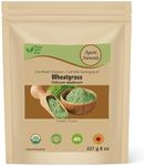 Agasti Naturals Certified Organic Wheatgrass Powder | 8 oz (227 g) | non-GMO 100% Raw