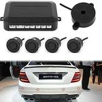 Multibao Parking Sensor Car Reversing Sensors Backup Radar System Buzzer Alarm with 4 Sensors - Matt Black