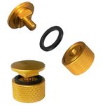 Welding Hood (Pipeliner) Helmet Fasteners Aluminum, Gold