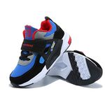 Kids Walking Sports Running Shoes Breathable Casual Boys Girls Trainers Lightweight Athletic Sneakers, Blue, 9 UK Child