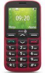 Doro 1380 Unlocked 2G Network ONLY Dual SIM Mobile Phone for Seniors with 2.4" Display, Camera and Assistance Button [UK and Irish Version] (Red)