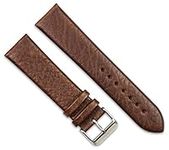 Distressed Leather Watch Band - Brown - 20mm