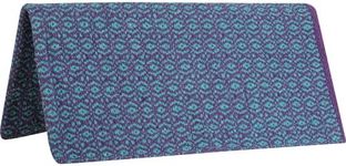 Cashel Navajo Saddle Blanket Liner, Purple-Teal, 32-inch x 64-inch