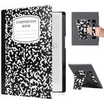 CoBak Case for Remarkable 2 Tablet - Lightweight and Hard Back Shell Protective Book Folio Cover with Built-in Pen Holder - Only for 10.3" 2020 Released (Black Notebook with Stand)