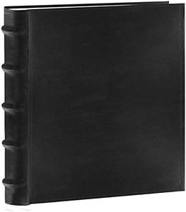 Pioneer Photo Albums 200-Pocket European Bonded Leather Photo Album for 5 by 7-Inch Prints, Black
