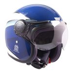 Royal Enfield Jet Sonic Open Face Helmet (Size: XL)-HEA240023-BLUE