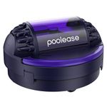 Poolease X1 Cordless Pool Cleaner Robot, Robotic Pool Vacuum for Above/In Ground Pool, 45W Dual-Motor, Self-Parking, Enhanced with 2L Debris Capacity (Dark Blue and Purple)