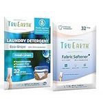 Tru Earth Bundle: Laundry Detergent Sheets & Fabric Softener Sheets - Plastic Jug-Free, Easy-to-Use