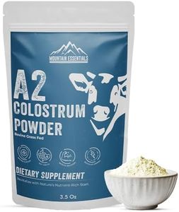 Freeze Dried A2 Colostrum Powder 3.5 Oz Bovine Grass Fed Above 40% IGG Gluten Free Non GMO Sugar Free with 1 Year Shelf Life 50 Servings Dietary Supplement Immune Support Muscle Recovery Pack of 1