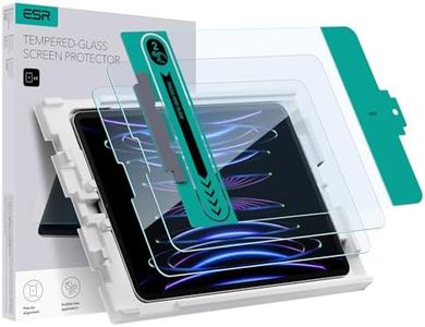 ESR 2 Pack Screen Protector for iPad Air 5th/4th Generation(2022/2020), iPad Pro 11 Inch (2022/2021/2020/2018) Screen Protector, Tempered Glass Film with Easy Application Tray, Anti-Scratch, HD