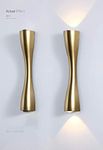 Areezo WALL LIGHT A020J GOLD COLOR (PACK of 2)