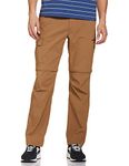 Columbia mens Newton Ridge Convertible Hiking Pants, Brown, 54W x 34L Big US