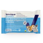 Glandex Dog Wipes Cleansing & Deodorizing Hygienic Anal Gland Grooming Wipes for All Pets - by Vetnique Labs (100ct)