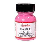 Angelus Angelus Brand Acrylic Leather Paint Water Resistant 1 oz - Select Your Color (#186 Hot Pink)