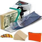 BRONTIX Portable LED Display Mini Best Money Counting Machine for Home - Note Counting Machine Indian Currency Counting Machine Latest - Money Machine with UV/WM Function
