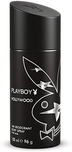 Playboy Fragrances Hollywood All Over Body Spray for Men, 4 Ounce