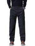 TAGDO Men Cargo || Relaxed Fit Cargo Pant || Men's Classic Cargo Pant (RF-Cargo-2002-Dark Grey-34)