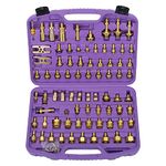 YFIXTOOL 77PCS Air Conditioning Leak Test Kit, Air Conditioning Leak Detector, A/C Compressor Detection Repair Tool Kit