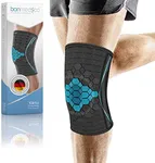 bonmedico Compression Knee Brace for Women & Men, Knee Compression Sleeve for Knee Support, Running, Sports and Arthritis Relief, Size L