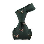 Green Pheasant Tie Country Tie Mens Suit Gift Shooting Hunting Country Clay Pigeon Rifle Gift Idea