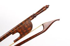 Yinfente 4/4 Snakewood Violin Bow Long Screw Baroque Bows Outward timber Natural Bow Hair Straight Strong