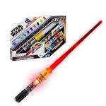 Star Wars Power Crystal Lightsaber, 7 Colors & 10 Crystals, 50+ Color-Changing Combinations, Lights & Sounds, Toys for Boys & Girls Ages 4+