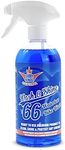 Motorcycle Cleaner Wash&Shine 66 | WATERLESS BIke Wash with Ultra Shine Finish | Powerful Motorcycle Detailing Spray for All Surfaces | Bike Cleaner by Shinykings California | 16.9 fl.oz