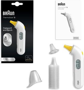 Braun ThermoScan 3 Ear Thermometer – Fast Digital Temperature Reader
