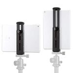 ULANZI Select Metal Tablet Tripod Mount for iPad Pro Mini Aluminum Tablet Clamp Holder Adapter 1/4" Screw Thread Cold Shoe Mount Light Mic