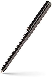 Allett Micro Pen | Slim Wallet Pen, Ballpoint, Stainless Steel & Replaceable Ink Cartridge | Durable & Fits Pocket, Purse, Planner or Passport