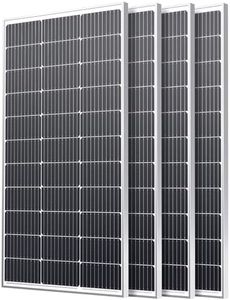Callsun 400W Solar Panel, 4 Pcs 12V 100 Watt Solar Panel with High-Output Design, High Efficiency Monocrystalline PV Module,Ideal for RV,Rooftop,Home, Farm, Off-Grid Cabin,Emergency Backup(4PCS)