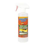 Absolutely Clean Bird Cage Cleaner and Deodorizer, Removes Bird Messes Quickly and Easily, Just Spray/Wipe