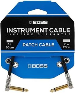BOSS BPC-18 – 18in/30cm length – Space-saving pedal patch cable with slimline pancake plugs for pedalboards
